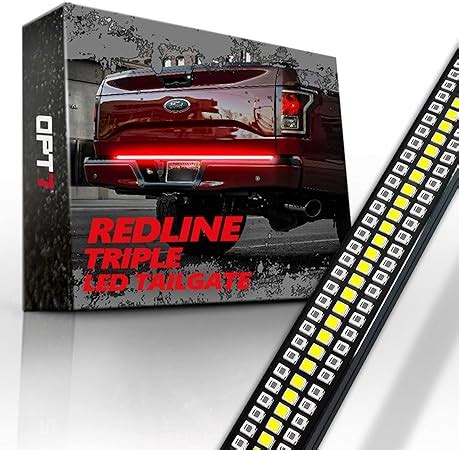 Amazon OPT7 48 Redline Triple Row LED Tailgate Light Bar W