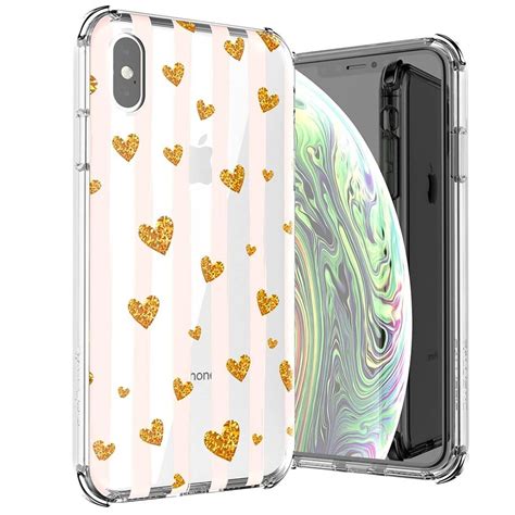 Funda Ballistic Jewel Mirage Corazones Para Iphone Xs X Protector Uso