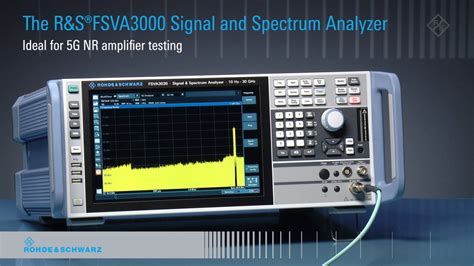 R SFSVA3000 Signal And Spectrum Analyzer Rohde Schwarz