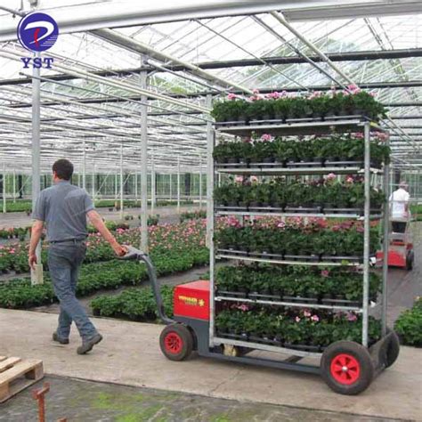 China Customized Metal Mesh Pallet Flowers Trolley Suppliers