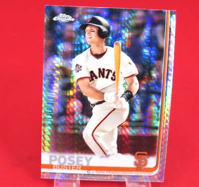 Buster Posey Prism Refractor Topps Chrome Ebay