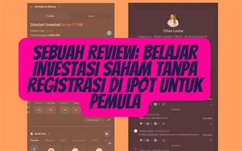 Sebuah Review Belajar Investasi Saham Tanpa Registrasi Di IPOT Untuk