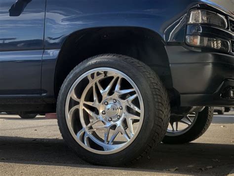 Chevrolet Silverado Blue Cali Off Road 9112 Gemini Wheel Front