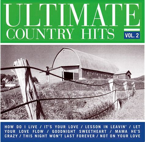 Various Artists Ultimate Country Hits Vol 2 Various Artists Cd