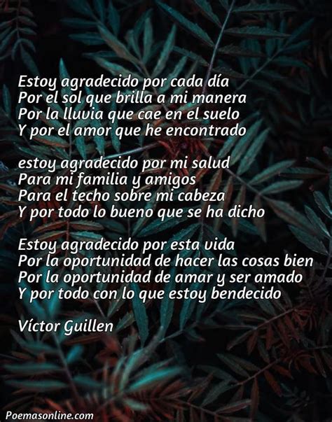 5 Mejores Poemas Para Dar Gracias Poemas Online