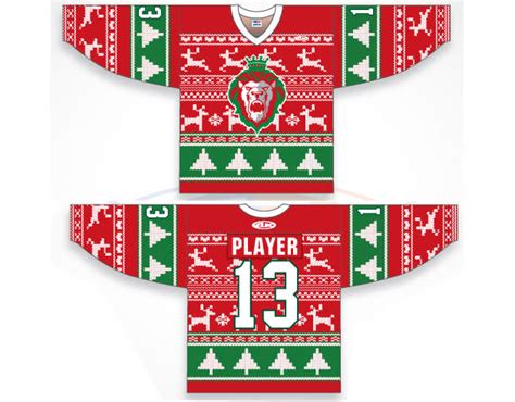 Behold the Reading Royals ugly Christmas sweater jerseys (Photo)