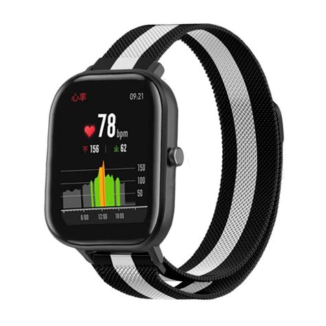 Xiaomi Amazfit Gts Milanese Armband Schwarz Wei