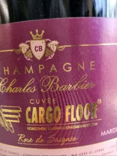 Charles Barbier Cuvée Cargo Floor Rosé de Saignée Brut Champagne