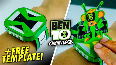 Cut Out Printable Ben 10 Omnitrix Template