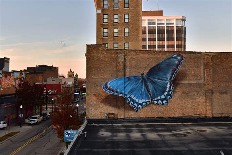 Mantras Immense Butterfly Murals Flutter Across Buildings And Walls