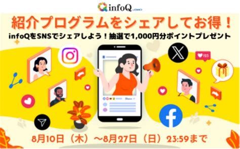 Infoq「紹介コード付きリンク」をシェアで1000円が当たる！ 初心者がお小遣いサイトで稼ぐんだ！と頑張ってみる