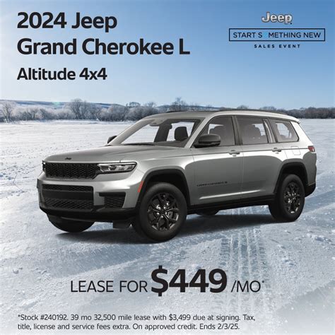 2024 Jeep Grand Cherokee L Altitude 4 4 Bergstrom Chrysler Dodge Jeep