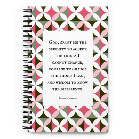 Serenity Prayer Cathedral Print Journal Word Of Prayer