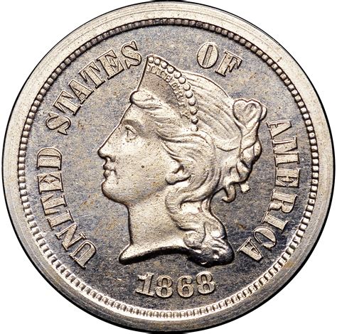 5 Cents 1868 Nickel Pattern United States Numista