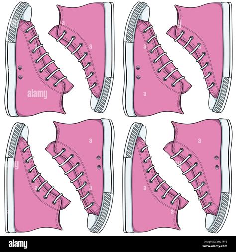 Girls Walking Boots Stock Vector Images Alamy