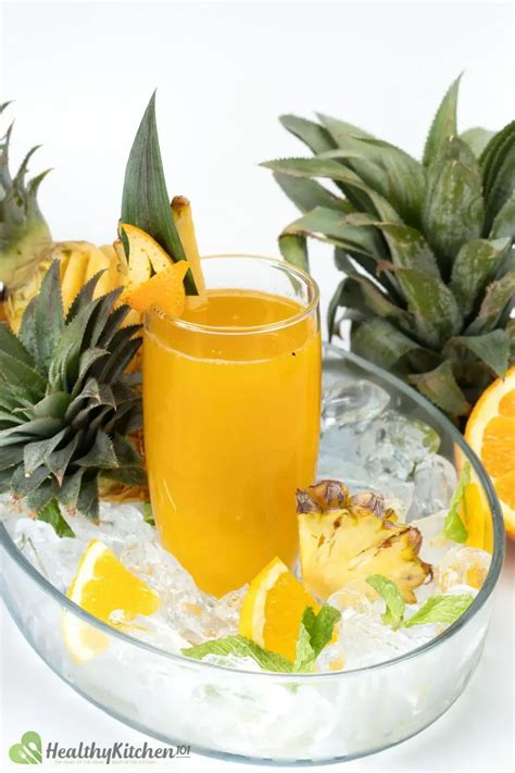 Orange Pineapple Juice Recipe - A Healthy Drink for Better Digestion