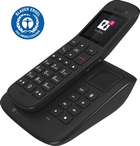 Telekom Sinus A32 schwarz Schnurloses Telefon Hörgerätekompatibel mit