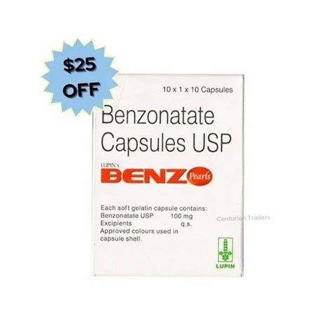 Benz 100 Mg Tablet At Rs 240 Stripe Benzonatate Capsules In Mumbai