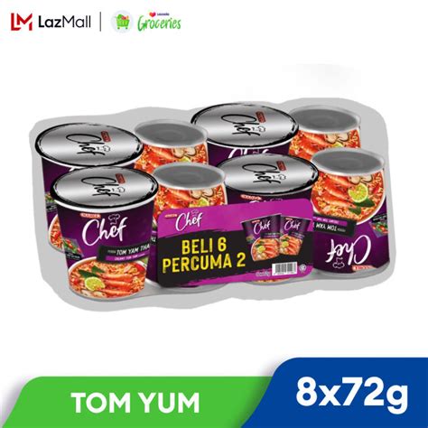 Mamee Chef Cup Creamy Tom Yam Promo X G Lazada