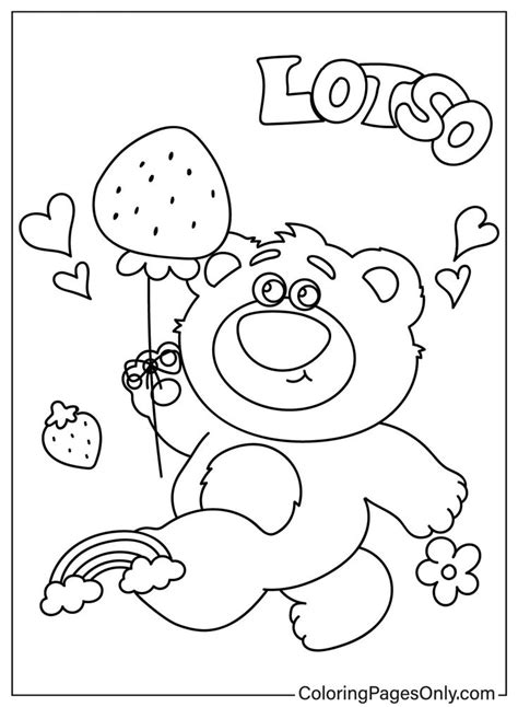 Lotso Bear Coloring Pages Coloringpagesonly