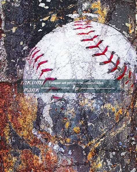 Baseball Poster Print Sports Wall Decor Den Art Print Home Decor