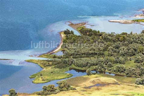 Chiemsee Von Oben M Ndung Der Tiroler Achen In Bersee Im Bundesland