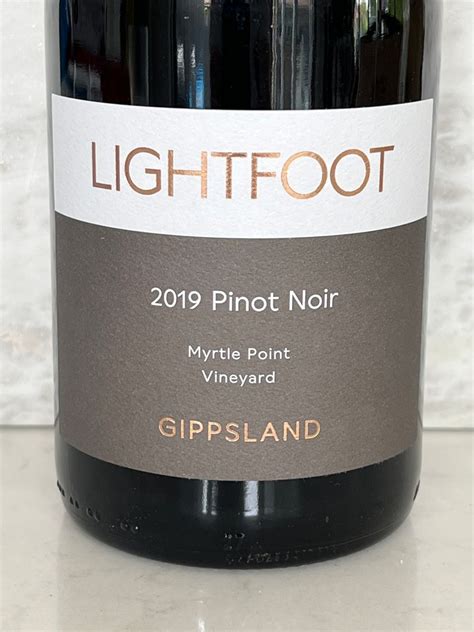 2021 Lightfoot And Sons Pinot Noir Myrtle Point Vineyard Australia