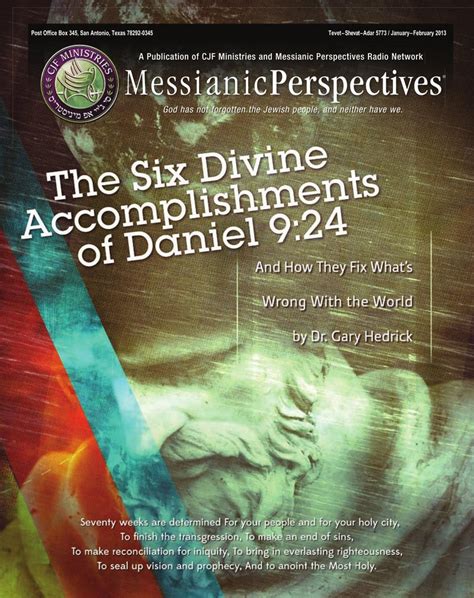 Messianic Perspectives for 2013