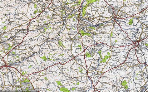 Historic Ordnance Survey Map Of New Town 1946