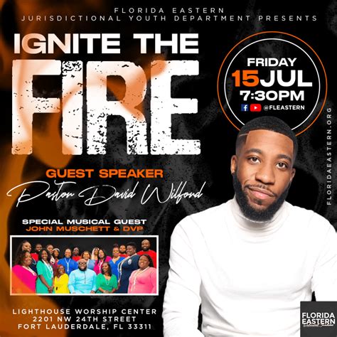 Jurisdictional Youth Revival Ignite The Fire Florida Eastern