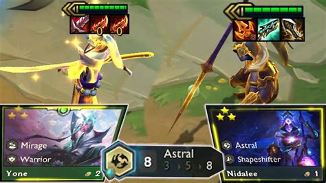 8 ASTRAL Build 3 STAR YONE FULL SPEED Teamfight Tactics Set7 5V12