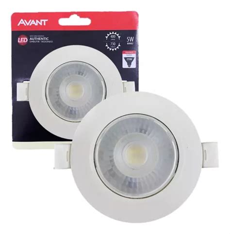 Kit 11 Spot Led Redondo Embutir 5w Branco Neutro 4000k Morno Frete grátis