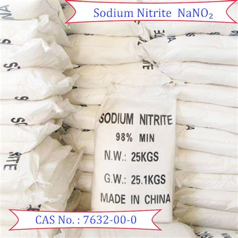 Sodium Nitrite Food Grade 99 9 White Powder China Sodium Nitrite And Sodium Nitrite 99