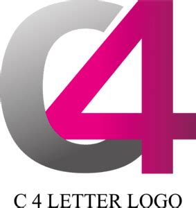 C4 Letter Logo PNG Vector (AI) Free Download