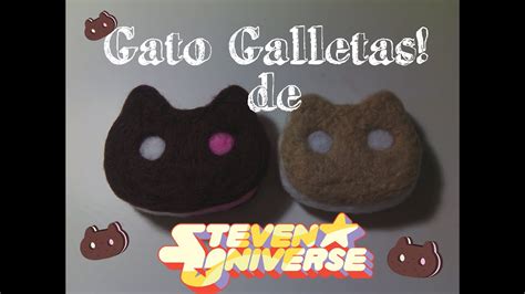 Gato Galletas De Steven Universe Cookie Cat En Fieltro Needle Felt