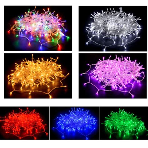 240 LED Fairy Lights Clear Cable White Rudolph S Christmas