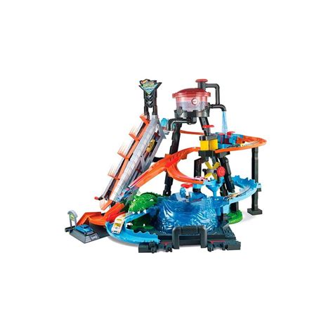 Hot Wheels Cocodrilo T Nel De Lavado