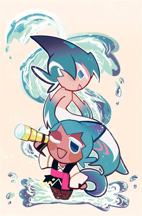 Sorbet Shark Cookie Cookie Run Ovenbreak Image By Mitani01