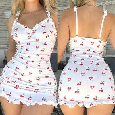 Women S Sexy Lingerie Babydoll Teddy Nightgown Bodycon Dress Chemise Sleepwear EBay