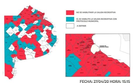 El Mapa Bonaerense Con Las Zonas Rojas Donde Está Prohibida La Hora