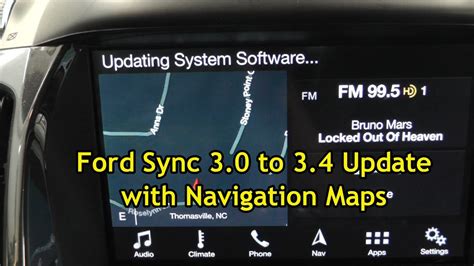 Ford Sync 3 0 To 3 4 Update With Navigation Maps FREE YouTube