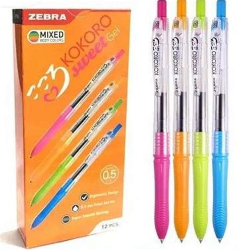 Jual Zebra Pulpen Kokoro Sweet Gel Colored Barrel Pcs Di Seller