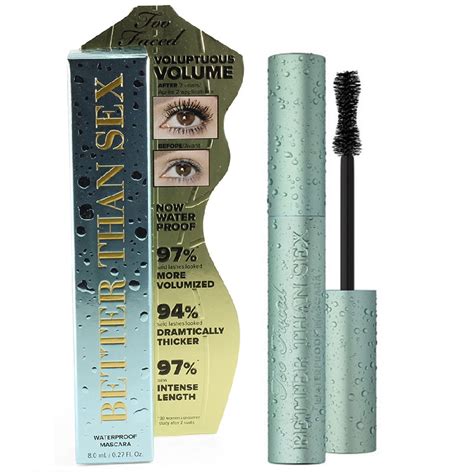 Too Faced 8ml Better Than Sex Waterproof Mascara Full Size Skincare Australia