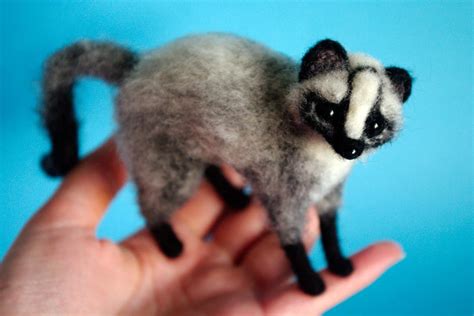 Masked Palm Civet by SaniAmaniCrafts on DeviantArt