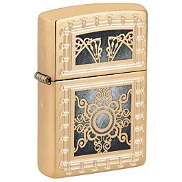 Zippo Zippo AE184398 169 Black Imperial Filigree Armor High Polish