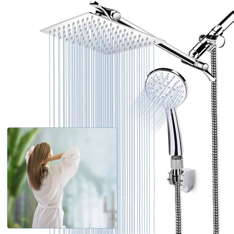 Miumaeov Handheld Shower Combo Adjustable Set High Pressure