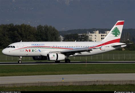 OD MRL MEA Middle East Airlines Airbus A320 232 Photo By Ryser Urs