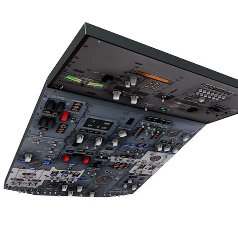 Boeing 737 Overhead Panel 3D model | CGTrader