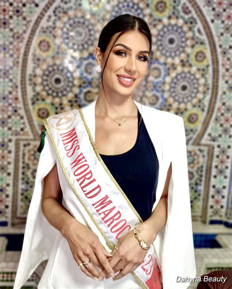 Sonia Ait Mansour Candidate Marocaine Au Concours Miss World