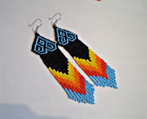 Native American earrings native american jewelry by CraftsWithSoul